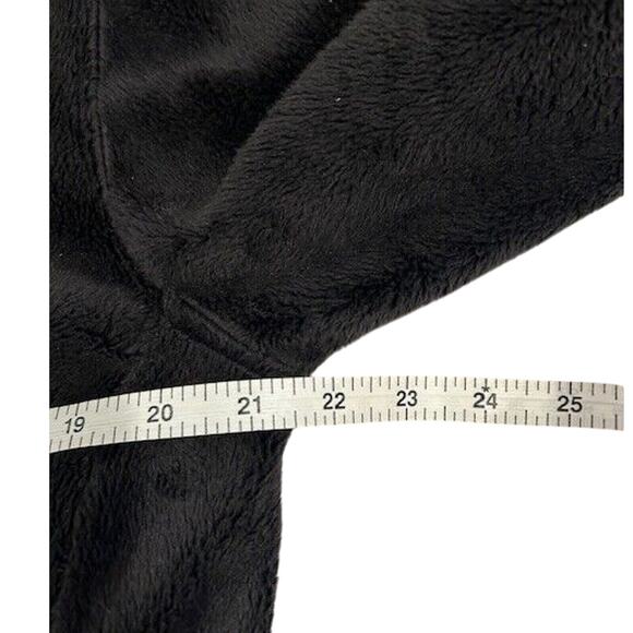 OHIO STATE Buckeyes Fleece Pullover Black Mock Zip Kangaroo Football Size LARGE - Picture 8 of 9